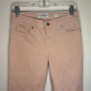 LUCKY BRAND JEANS Ava Legging Womens 4/27 Pink Stretch 5 Pocket Skinny